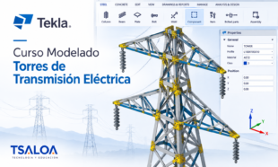 Tekla Modelado Torres de Transmisión Eléctrica